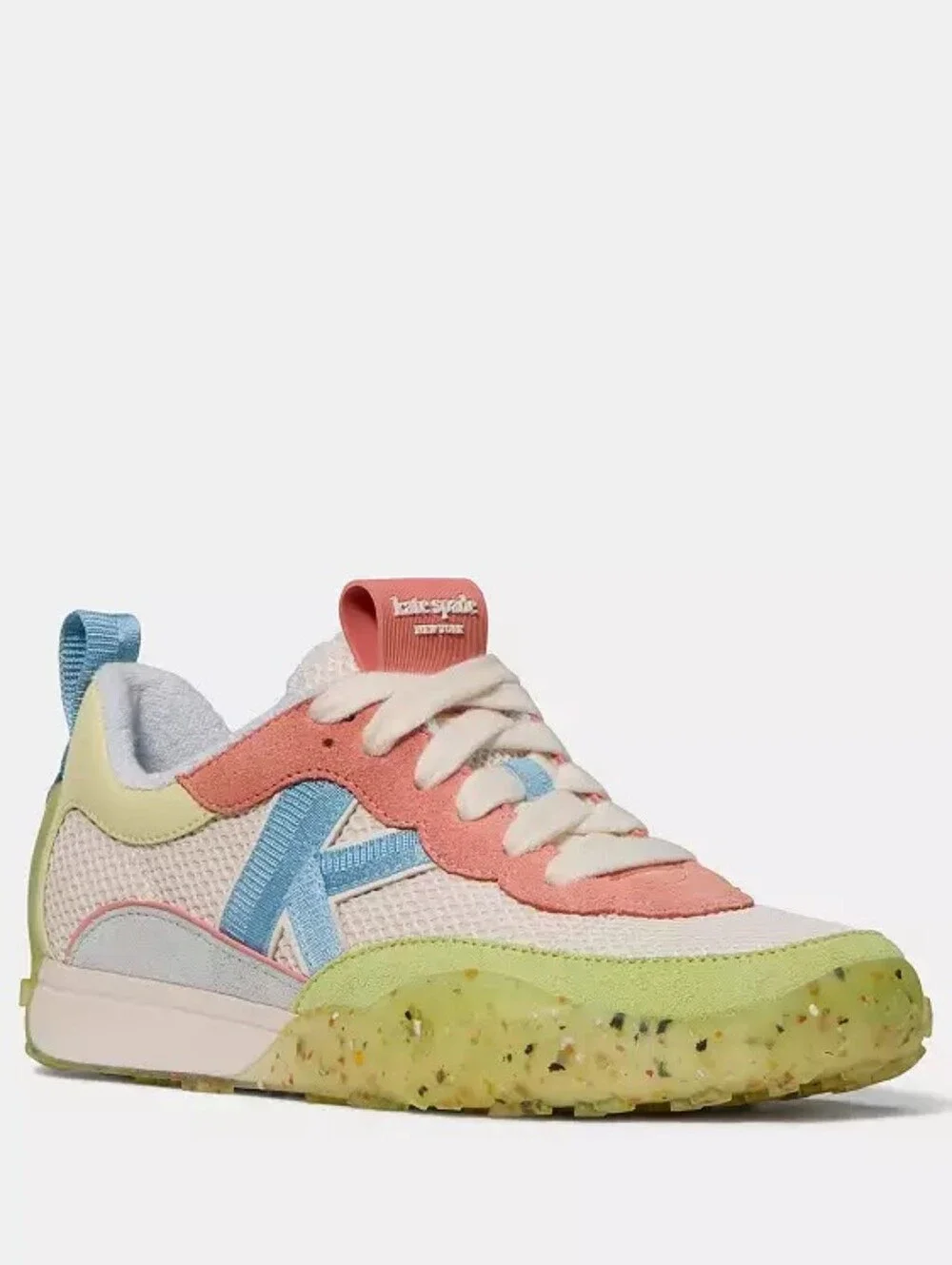 Kate Spade K As In Kate Runners Melon Ball Colorblocked Mesh w/ Suede Accents